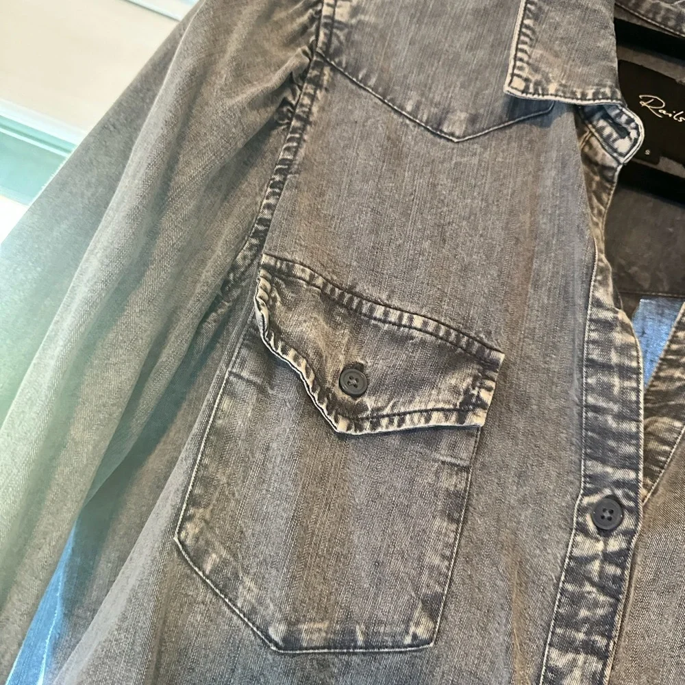 Rails denim button down - Picture 4 of 6
